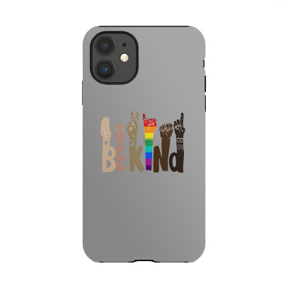 Be Kind Rainbow Iphone 11 Case Designed By Wildern