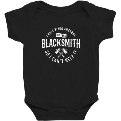 Blacksmith Blacksmithing Baby Bodysuit Designed By Wildern
