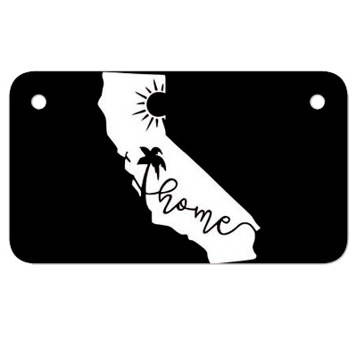 California Home Motorcycle License Plate Designed By Wildern