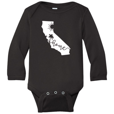 California Home Long Sleeve Baby Bodysuit Designed By Wildern