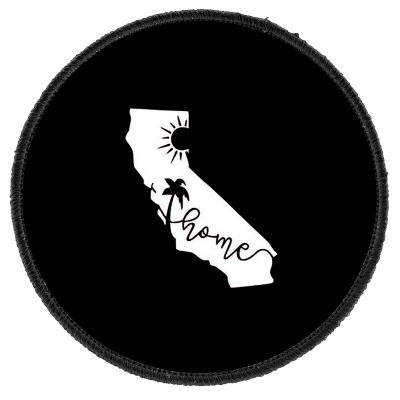 California Home Round Patch Designed By Wildern