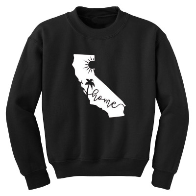 California Home Youth Sweatshirt Designed By Wildern
