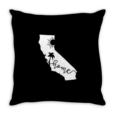 California Home Throw Pillow Designed By Wildern