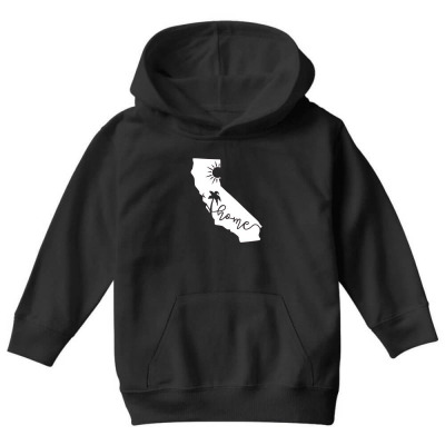 California Home Youth Hoodie Designed By Wildern