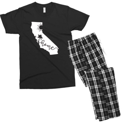 California Home Men's T-shirt Pajama Set Designed By Wildern
