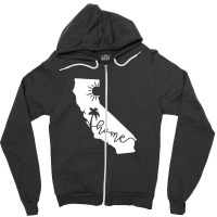 California Home Zipper Hoodie | Artistshot