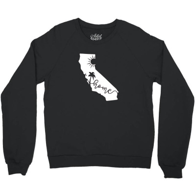 California Home Crewneck Sweatshirt Designed By Wildern