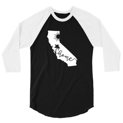 California Home 3/4 Sleeve Shirt Designed By Wildern