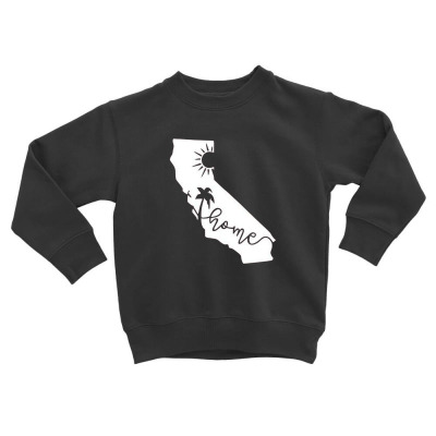 California Home Toddler Sweatshirt Designed By Wildern