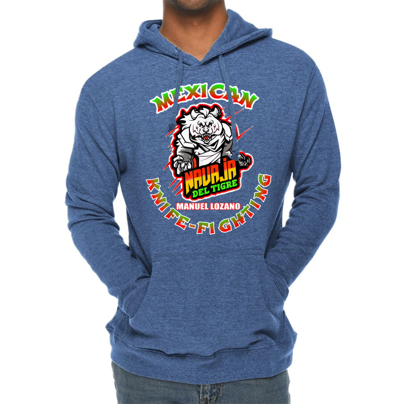 Manuel Lozano's Mexican Knife Fighting Navaja Del Tigre T Shirt Lightweight Hoodie by naythendeters2000 | Artistshot