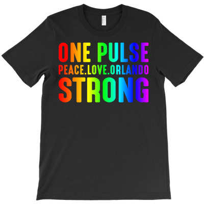 One Pulse Love Peace Orlando Strong T-shirt Designed By Gringo