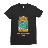 Beach Ghost To The Bone Ladies Fitted T-shirt | Artistshot