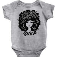 Reina Empowered Latina Poder Latina Pride Hispanic Heritage T Shirt Baby Bodysuit | Artistshot