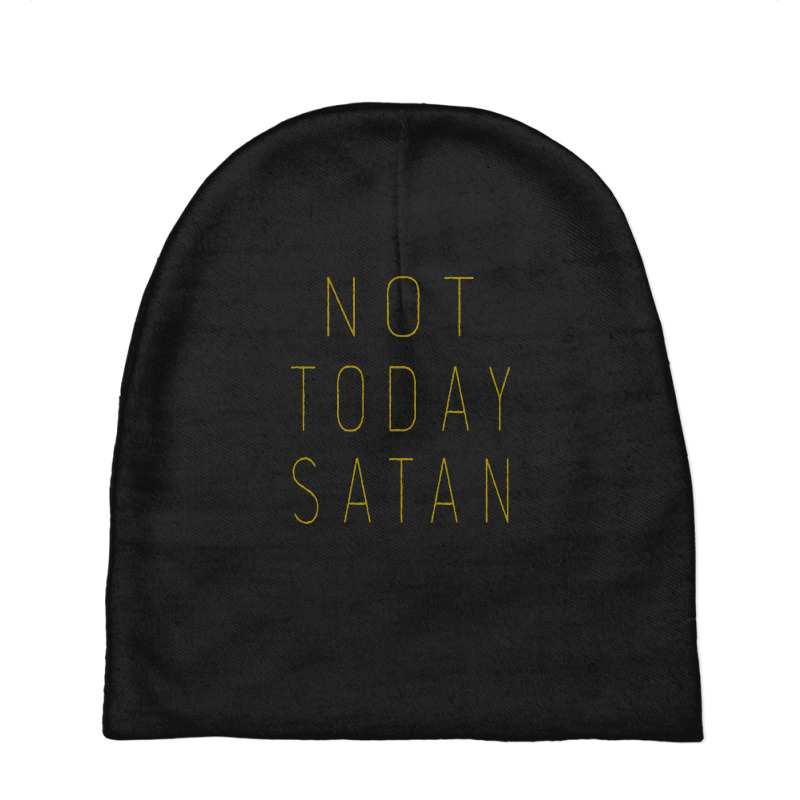 Not Today Satan Baby Beanies by Kimochi | Artistshot