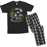 Studio Ghibli Characters (w) Men's T-shirt Pajama Set | Artistshot