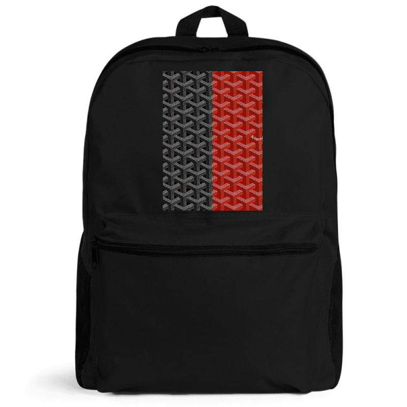 Goyard Black And Red Backpack. By Artistshot