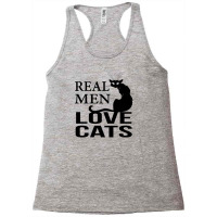 Real Men Love Cats Racerback Tank | Artistshot