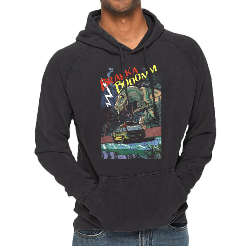 T-rex Terror Jurassic Dinosaur Attack Vintage Hoodie | Artistshot