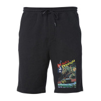 T-rex Terror Jurassic Dinosaur Attack Fleece Short | Artistshot