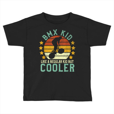 Bmx Kid  Funny Bmx Trick Freestyle Bike Rider Gift T Shirt Toddler T-shirt Designed By Butledona