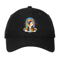 Animal T  Shirt Cute Magical Penguincorn Rainbow Unicorn Penguin Fanta Adjustable Cap | Artistshot