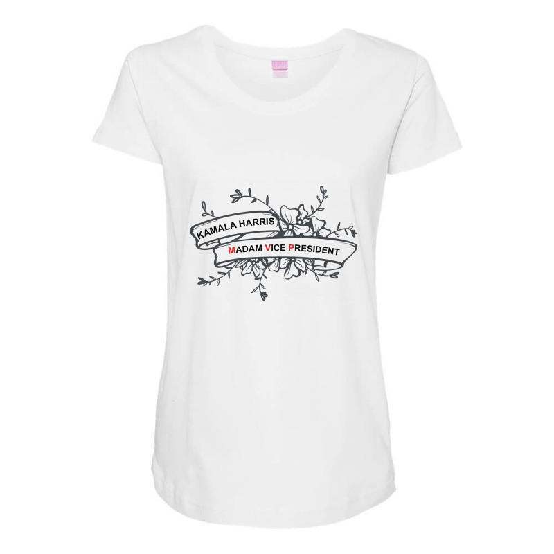 Madam Vice President Maternity Scoop Neck T-shirt by ŞEN | Artistshot