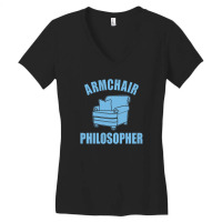 Armchair Philosopher Women's V-neck T-shirt | Artistshot