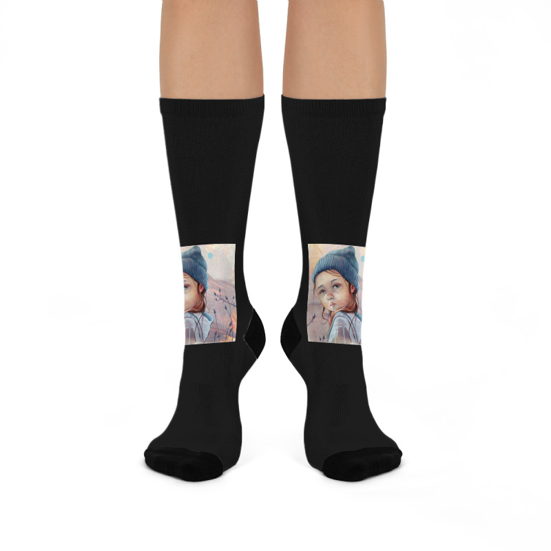 Giclee - Beautiful Children Crew Socks | Artistshot