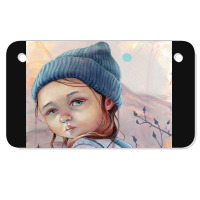 Giclee - Beautiful Children Motorcycle License Plate | Artistshot