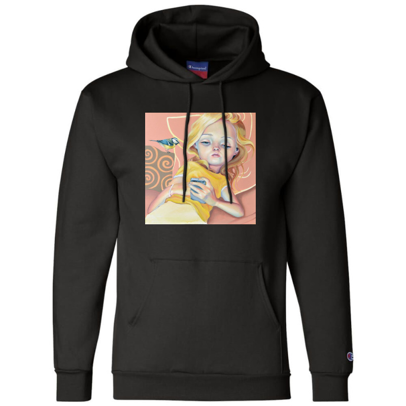 Giclee - Little Voice Champion Hoodie | Artistshot