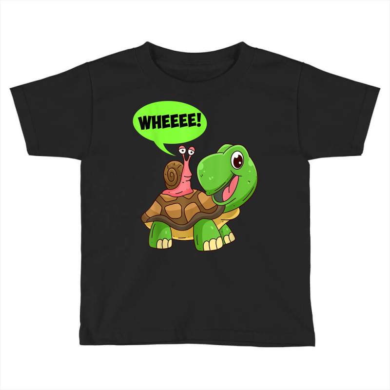 Wheeee! Snail Turtle Slow Jogger Runner Running T Shirt Toddler T-shirt by AakritiRosek1997 | Artistshot