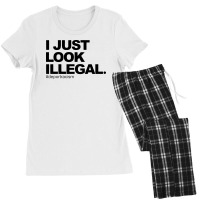 I Just Look Illegal Women's Pajamas Set | Artistshot