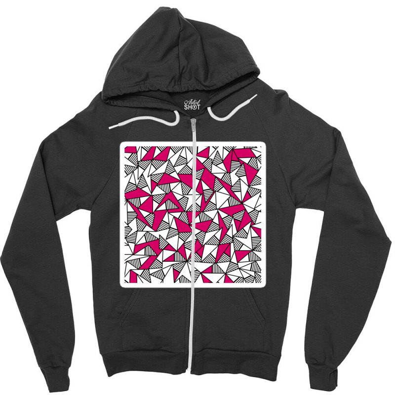 Girly Modern Blush Pink White Gold Floral Illustrations 28356883 Zipper Hoodie by izank2 | Artistshot