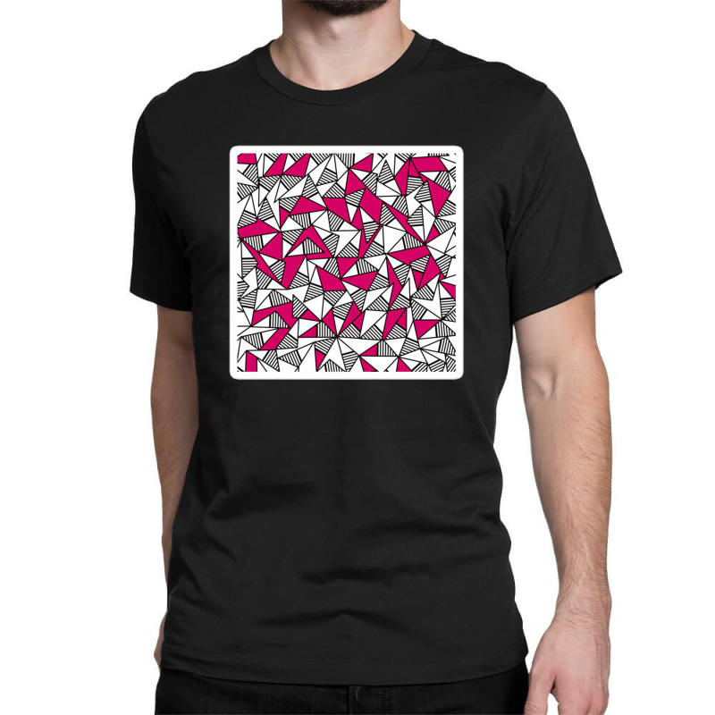 Girly Modern Blush Pink White Gold Floral Illustrations 28356883 Classic T-shirt by izank2 | Artistshot