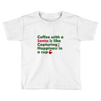 Coffee With Santa Toddler T-shirt | Artistshot