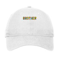 Brother Brick Builder Funny Blocks Master Builder T Shirt Adjustable Cap | Artistshot