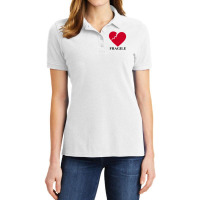 Fragile Heart Ladies Polo Shirt | Artistshot