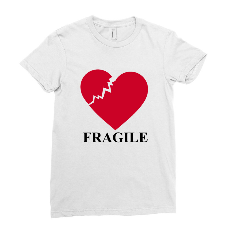 Fragile Heart Ladies Fitted T-Shirt by autlu2024 | Artistshot