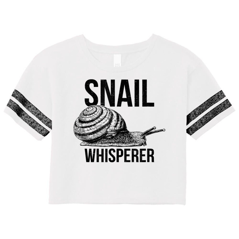 Snail Whisperer, Funny Snails T Shirt Scorecard Crop Tee by ebertfran1985 | Artistshot