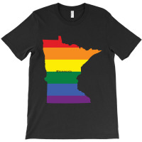 Minnesota Rainbow Flag T-shirt | Artistshot