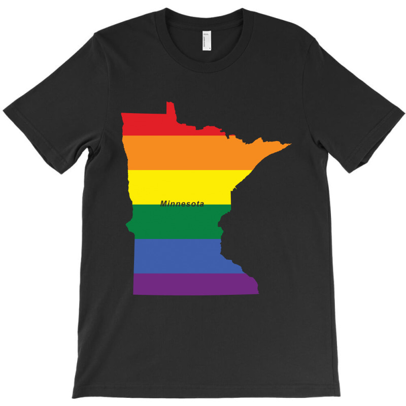 Minnesota Rainbow Flag T-shirt | Artistshot