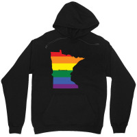 Minnesota Rainbow Flag Unisex Hoodie | Artistshot