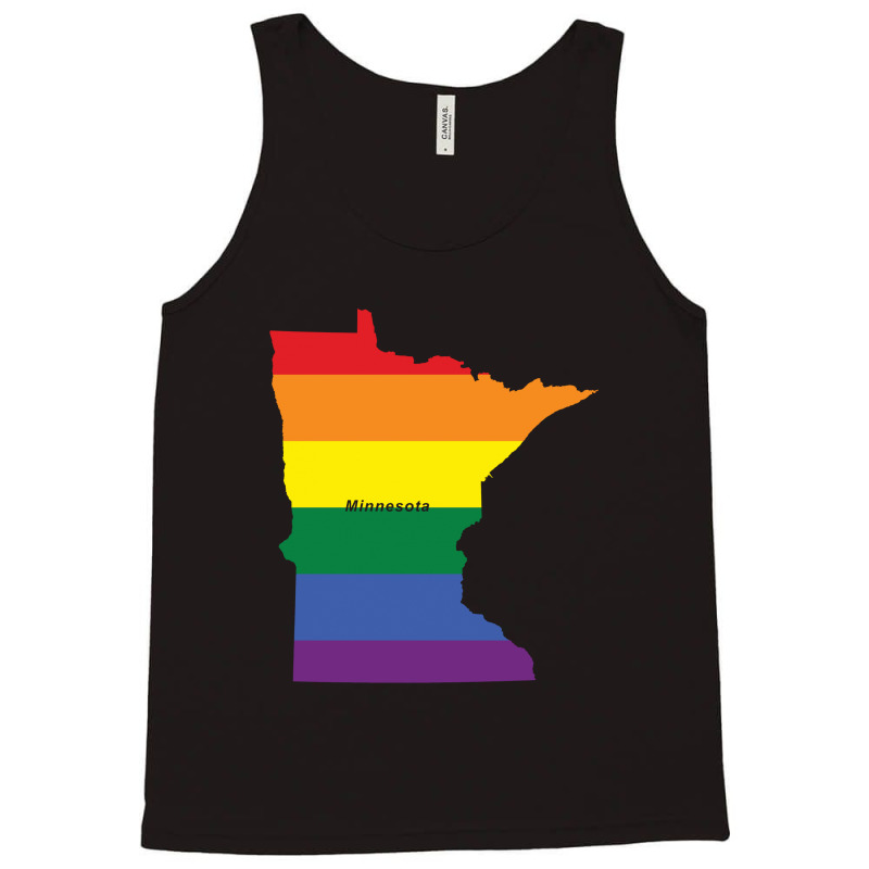 Minnesota Rainbow Flag Tank Top | Artistshot