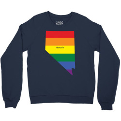 nevada rainbow flag Crewneck Sweatshirt | Artistshot