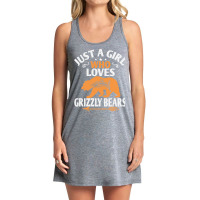 Bear Just A Girl Who Loves Grizzly Bears 499 Forest Tank Dress | Artistshot