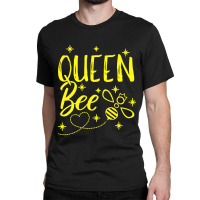 Bee Beekeeper Cute Beekeeper Queen Bee Crown Bee Queen 337 Hive Beekee Classic T-shirt | Artistshot