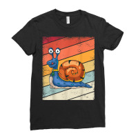 Vintage Snail Retro Snails Graphic Gift Kids, Youth T Shirt Ladies Fitted T-shirt | Artistshot