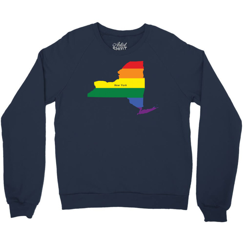 New York Rainbow Flag Crewneck Sweatshirt | Artistshot