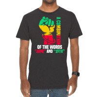 Juneteenth Gifts T  Shirt A Combination Of The Words Vintage T-shirt | Artistshot