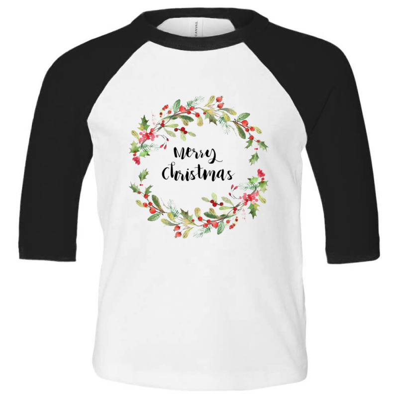 Marbella Merry Christmas Toddler 3/4 Sleeve Tee | Artistshot